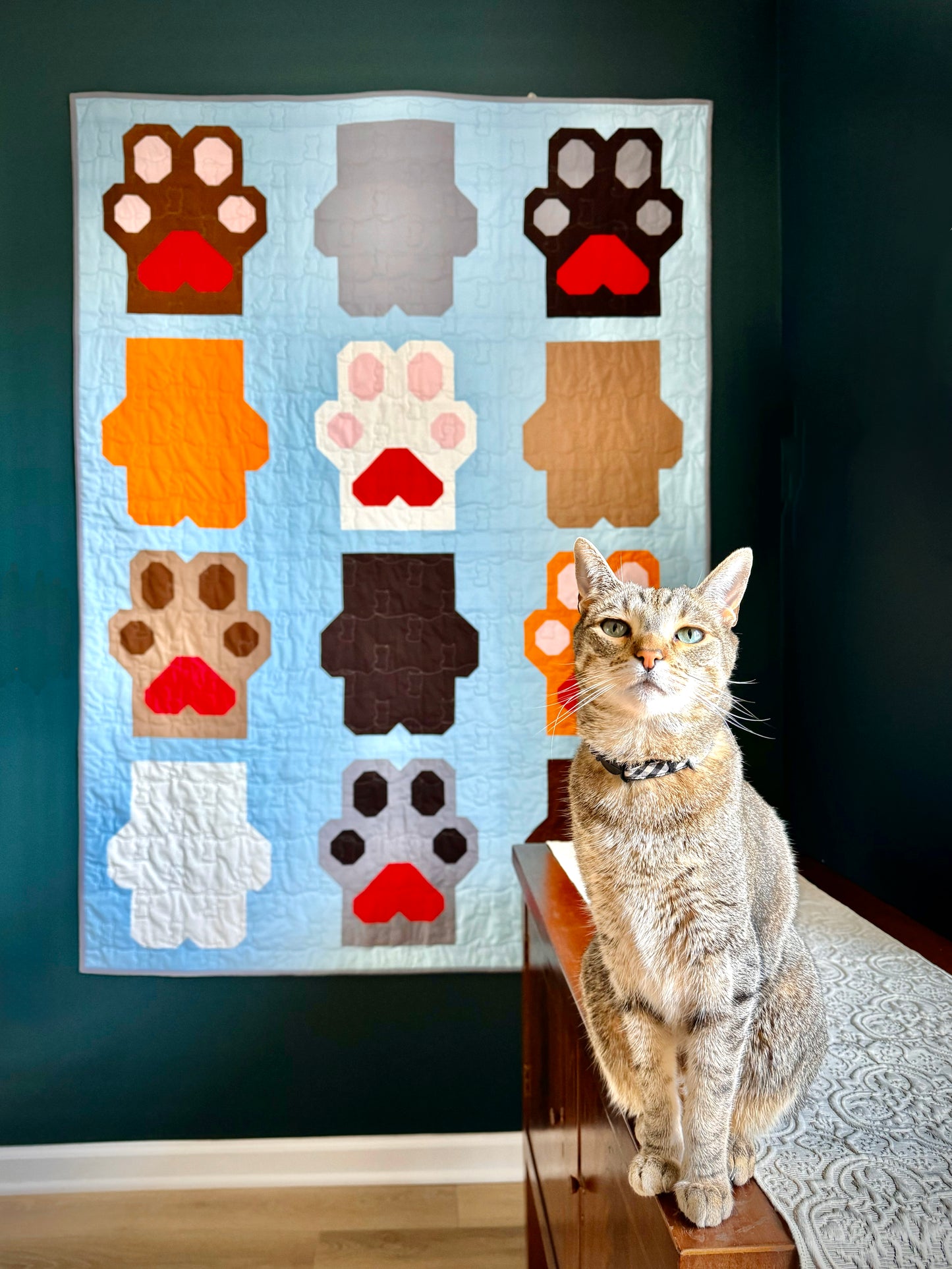 Dainty Paws Quilt Pattern *DIGITAL PDF*