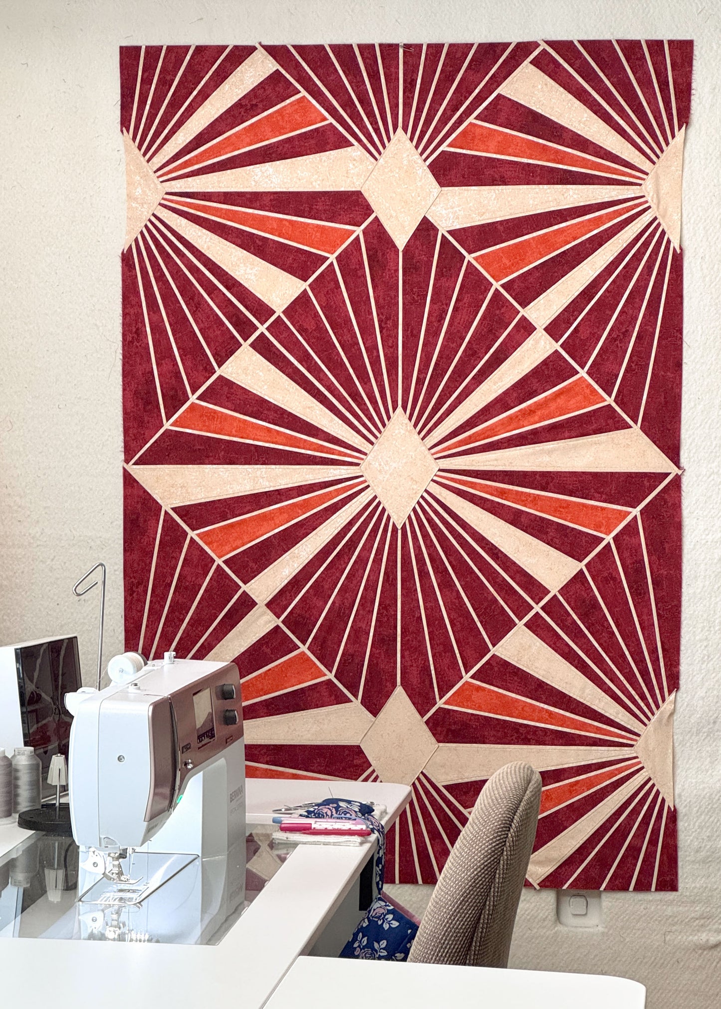 Deco Diamonds Quilt Pattern (US Letter size) *DIGITAL PDF*