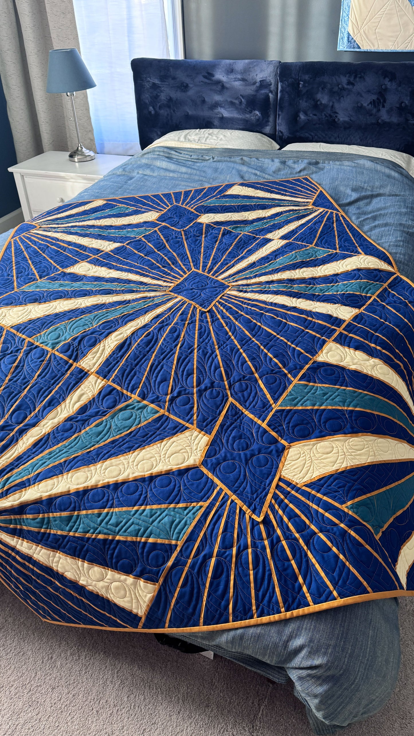 Deco Diamonds Quilt Pattern (US Letter size) *DIGITAL PDF*