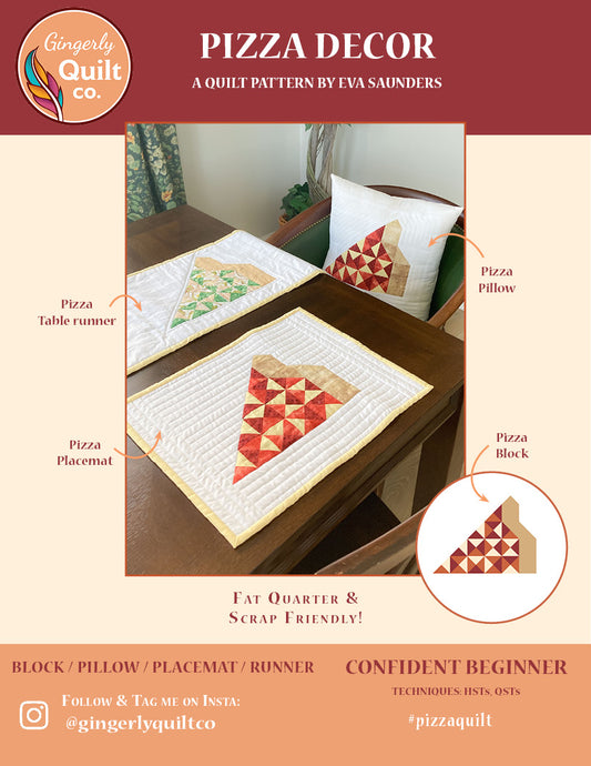 Pizza Decor Pattern *DIGITAL PDF*